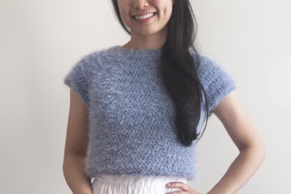 Fluffy Crochet Top