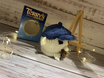 Peaky Blinders Inspired Chocolate Orange Cover Knitting Pattern