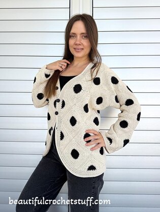 Polka Dot Cardigan