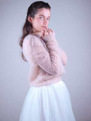 Mohair knit sweater