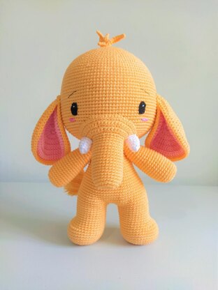 Elephant Doll Amigurumi Crochet Pattern