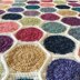 Rainbow Honeycomb blanket