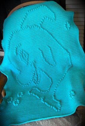 Happy Dolphin Baby Blanket