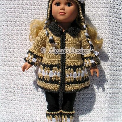 Doll Winter Set