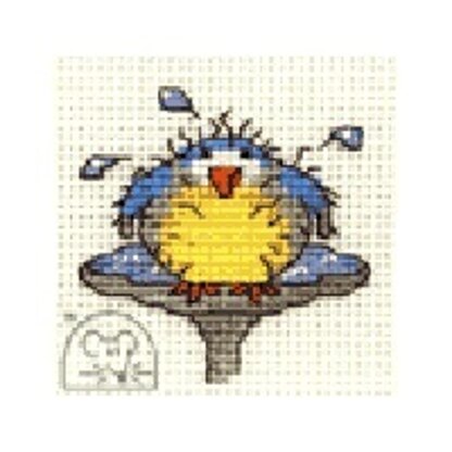 Mouseloft Stitchlets - After the Bath Cross Stitch Kit - 64mm