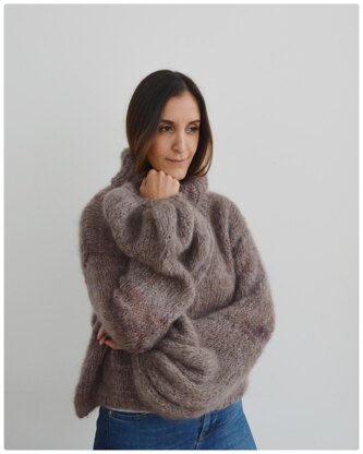 Fluffy Bell Jumper Knitting pattern by KNITSAFARI | LoveCrafts