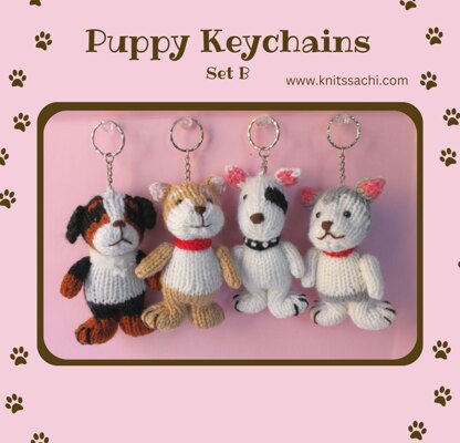 Puppy Keychain Set (B)
