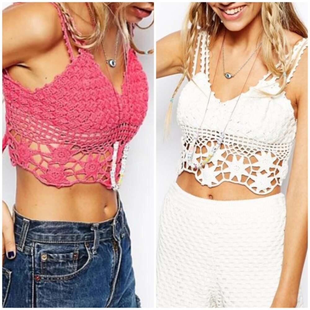 How to Crochet: (EASY) Crop Top  Pattern & Tutorial DIY 