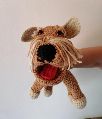 Hand Puppet Silly Dog