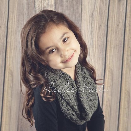 Lace Infinity Knit Scarf