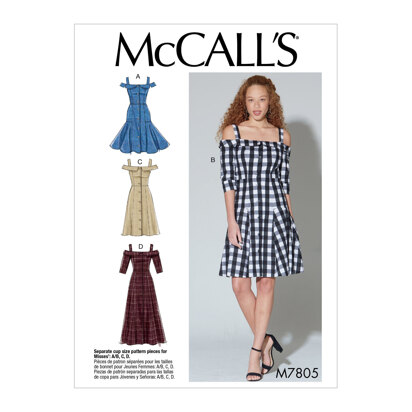 McCall's Misses' Dresses M7805 - Sewing Pattern
