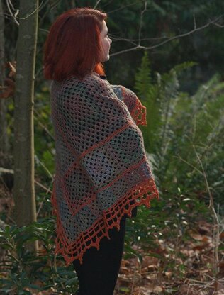 Graduated Granny Mosaic Shawl