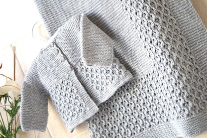 Baby Blanket & Jacket - P156