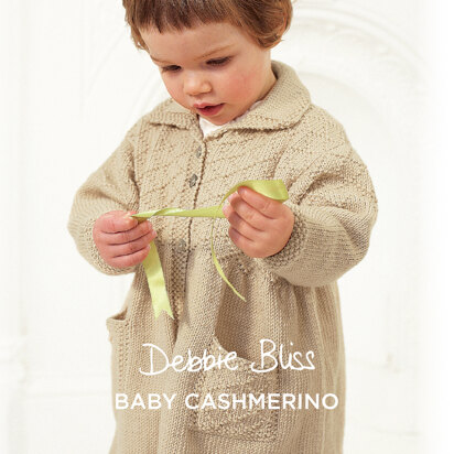 Cara's Coat - Cardigan Knitting Patternfor Babies in Debbie Bliss Baby Cashmerino