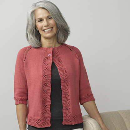 Pennycress Cardigan in Valley Yarns Haydenville DK - 916 - Downloadable PDF