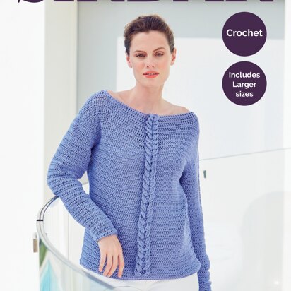 Sweater in Sirdar Cotton DK - 8256 - Downloadable PDF