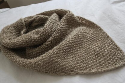 Happy Teddy Scarf + crochet applique