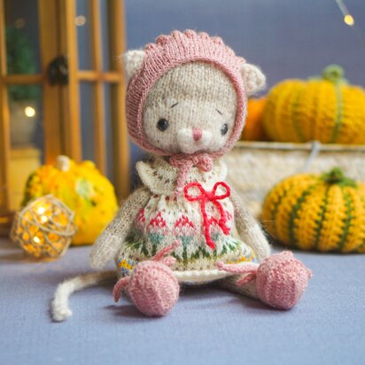 Knitting Toy Clothes Pattern - Baby Summer for 10in/25cm toys