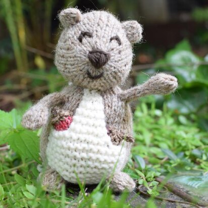 Squirrel and Acorns - knitting pattern