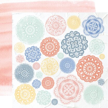 Kaisercraft Crafternoon Double-Sided Cardstock 12"X12" 10/Pkg - Crochet
