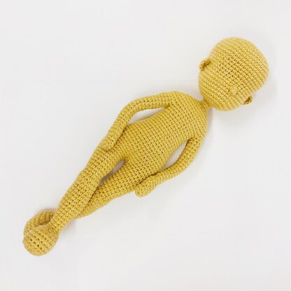 Doll body, crochet doll, amigurumi doll, doll body base Crochet pattern by  Oxana Tim