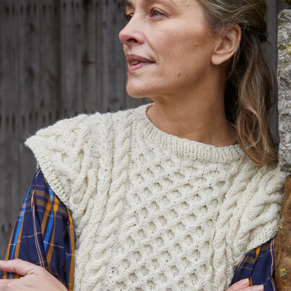 Fairisle Tank Top - Top Knitting Pattern For Women in Debbie