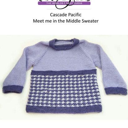 Meet in the Middle Sweater Cascade Pacific - DK179 - Free PDF