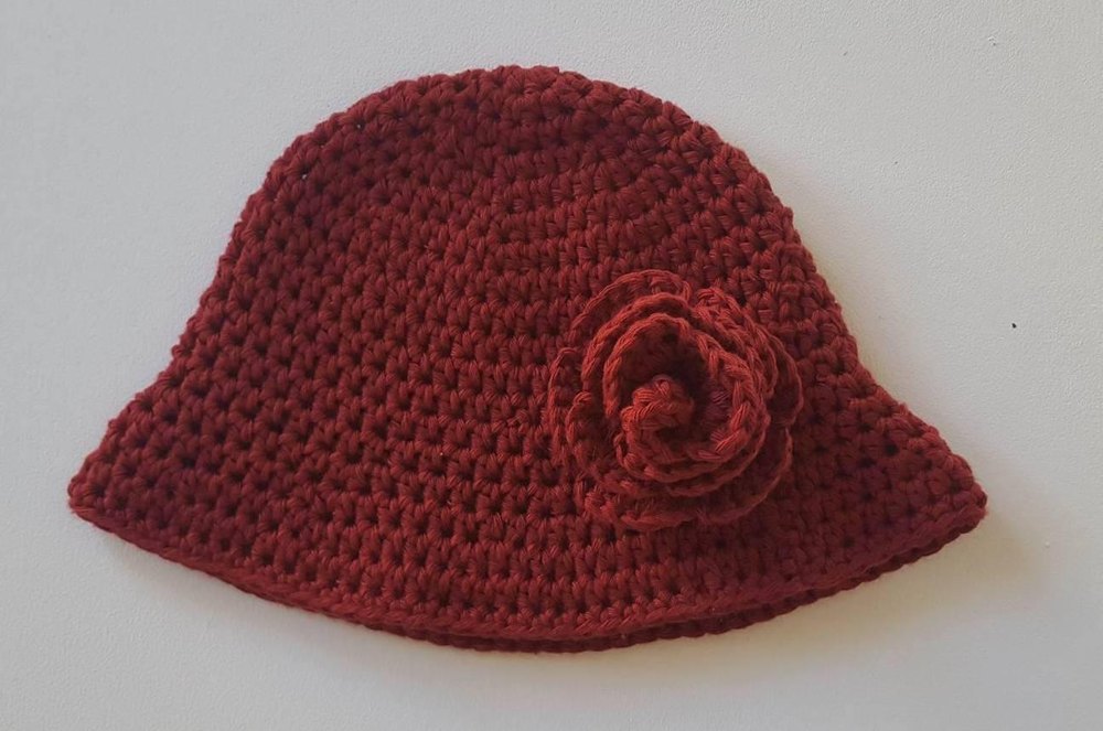 Toddler cloche cheap hat crochet pattern