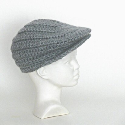 Crochet Baby Flat Cap Golf Cap