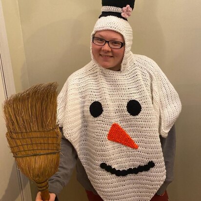 Snowman Poncho