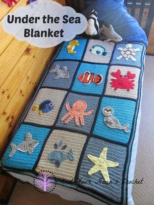 Under the Sea Blanket Base Pattern (No Appliques)