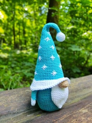 Christmas gnome_blue