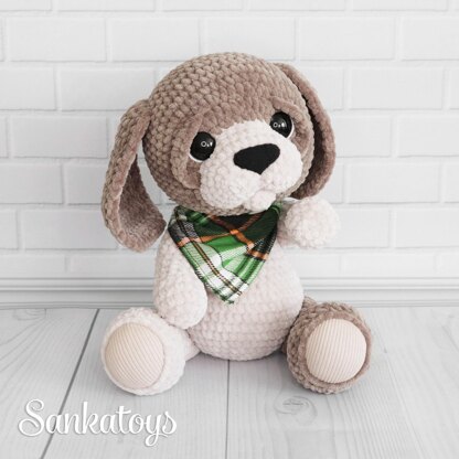 Love Puppy Stuffed Animal Crochet Kit-STP-204