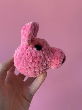 Crochet Pig Stress Ball