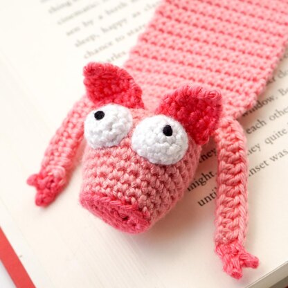 Pig Bookmark Crochet Pattern