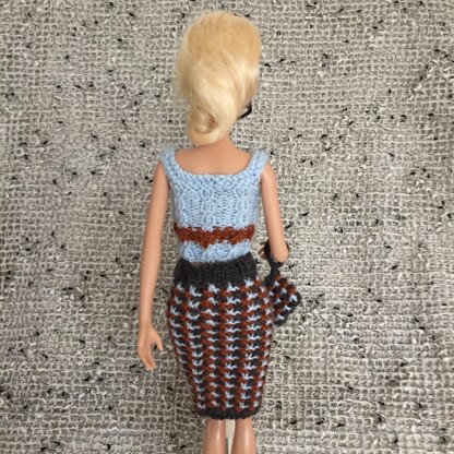 Curvy Barbie Tweed Skirt All Sizes