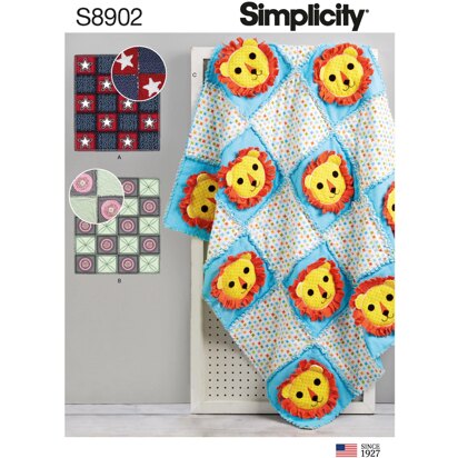 Simplicity S8902 Rag Quilts - Paper Pattern, Size OS (ONE SIZE)