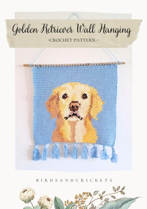 Golden Retriever Wall Hanging