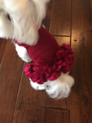 Lady in Red Doggy Dress