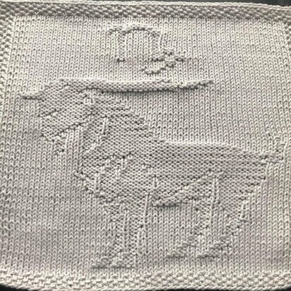 2022 7. Zodiac Capricorn cloth - knitting pattern