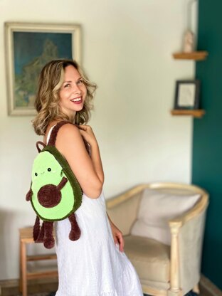 Backpack Avocado for kids