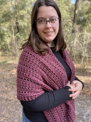 Midnight Pines Shawl