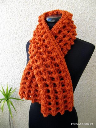 Infinity Orange Scarf