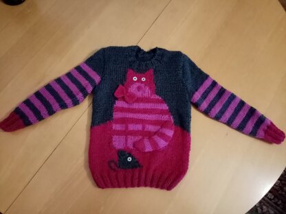 Cat and Mouse Jumper in Cascade Yarns Sarasota - DK601 - Downloadable ...