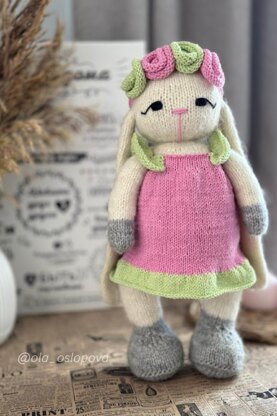 Knitting Bunny Toy Pattern