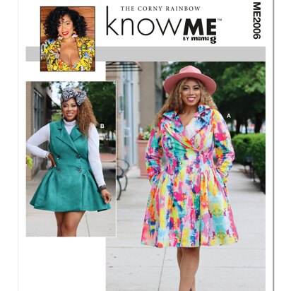 Know Me Misses' Dresses by The Corny Rainbow ME2006 - Sewing Pattern