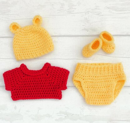 Winnie the pooh outfit crochet pattern free new arrivals