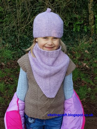 Dream Hat and Cowl - toddler size