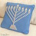 Menorah Bobble Stitch Pillow