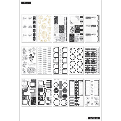 The Happy Planner Fancy Blooms Sticker Value Pack